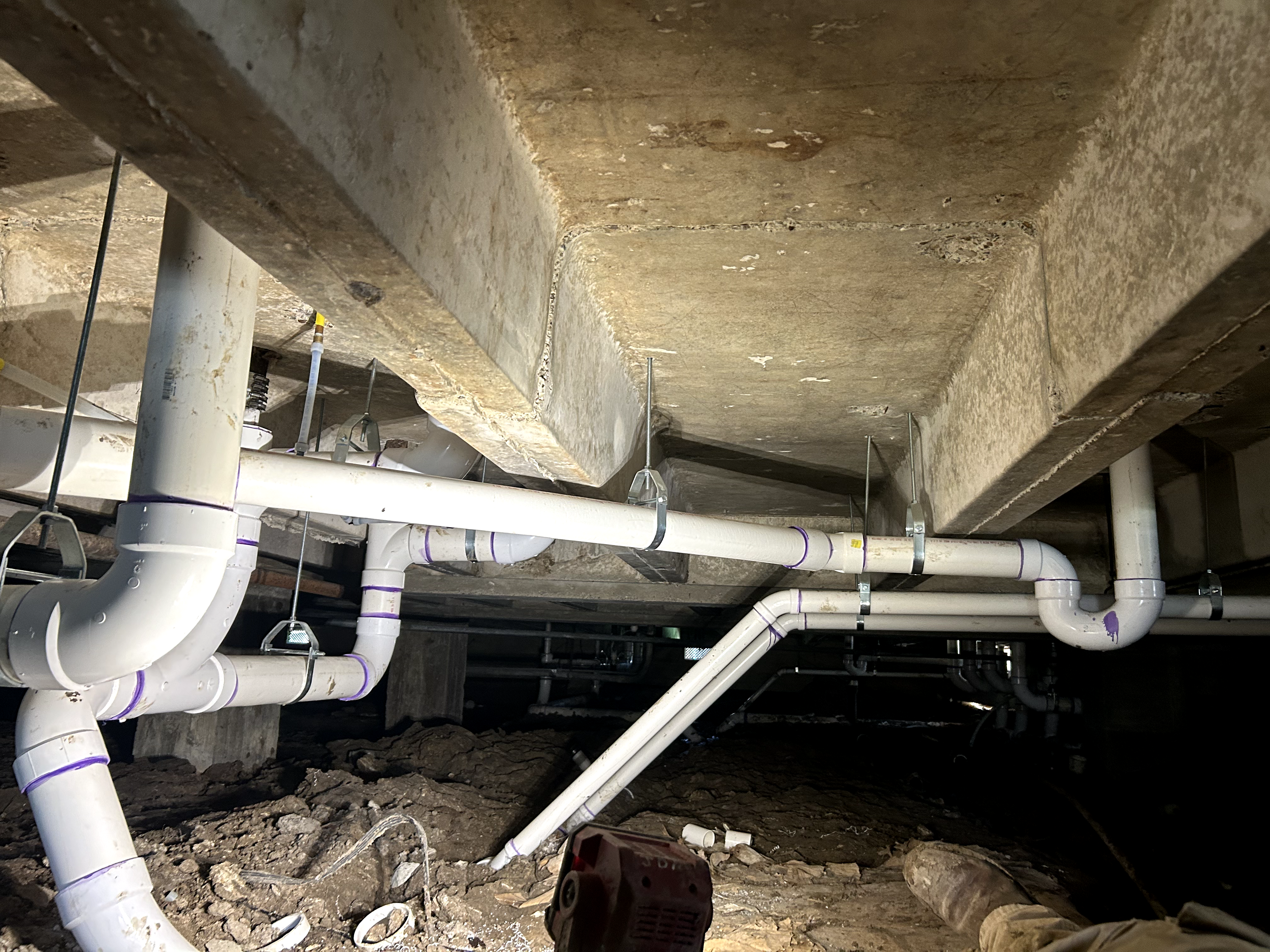 Plumbing project - Modern residential plumbing setup