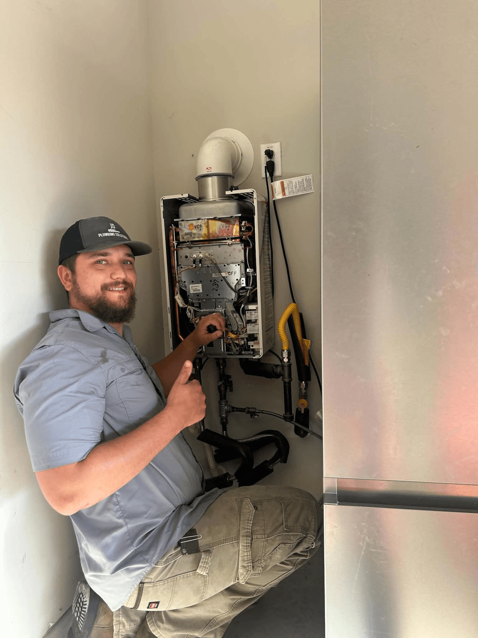 Plumbing project - Tankless water heater installation and maintenance